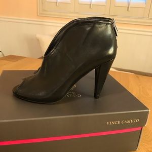 Vince Camuto peep toe bootie